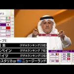 カタールワールドカップ　日本は強豪スペインやドイツと同組　組合せ抽選会