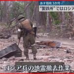 【ウクライナ侵攻】マリウポリ製鉄所  ロシア兵が“地雷撤去”